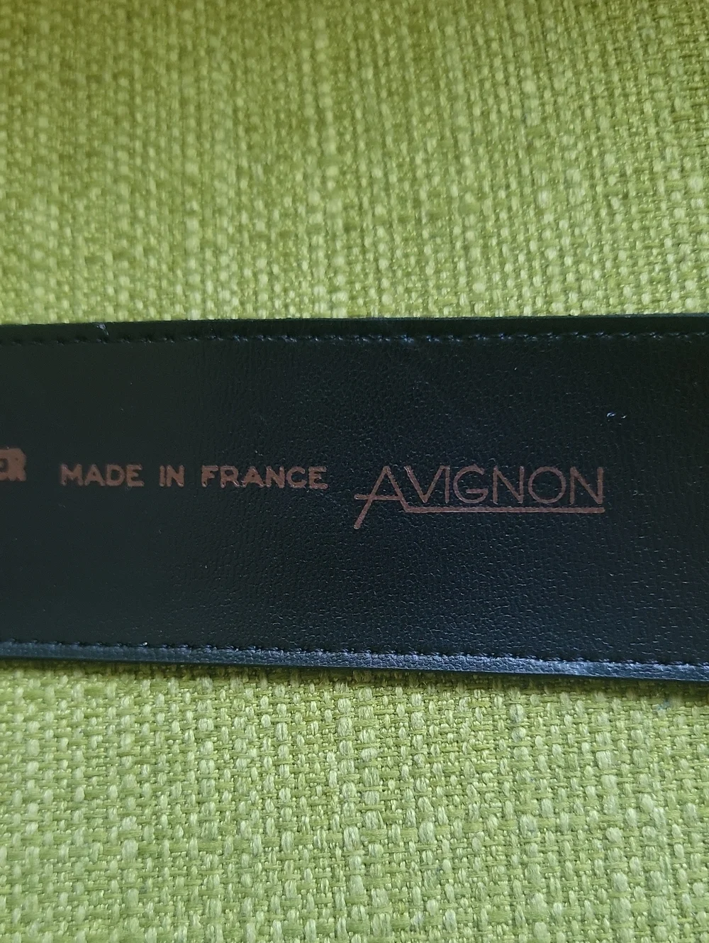 Avingnon Vintage Leather Belt
